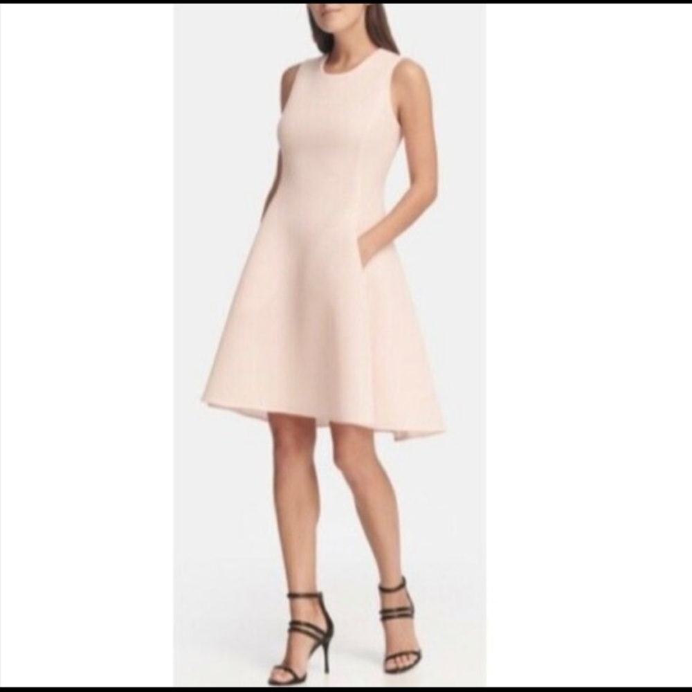 DKNY women’s Coral/Peach Sleeveless Dress size 4